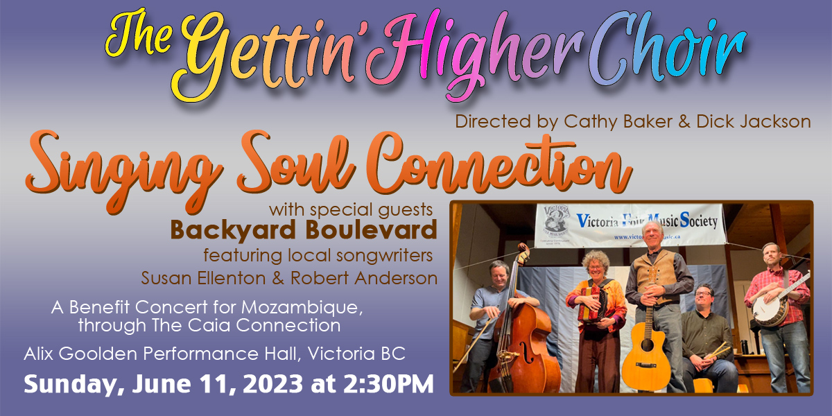 “Singing Soul Connection” with Backyard Boulevard — Mozambique Benefit Concert