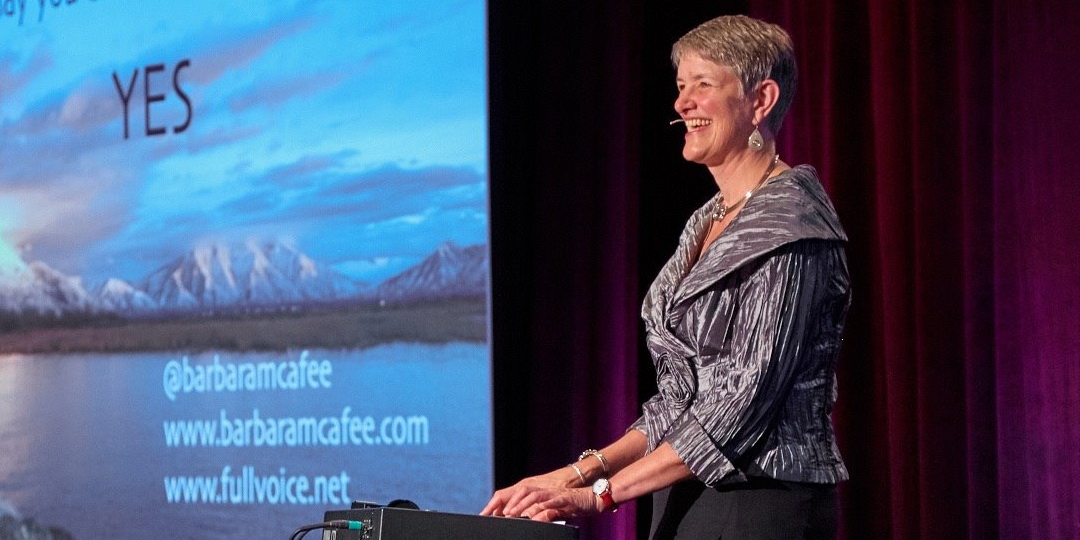 Liberate and Celebrate Your Full Voice: a joyful workshop with Barbara McAfee